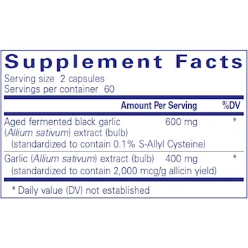 Garlic Complex 120 caps by Pure Encapsulations