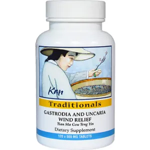 Gastrodia and Uncaria Wind Relief 120 tabs by Kan Herbs