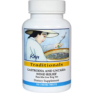 Gastrodia and Uncaria Wind Relief 120 tabs by Kan Herbs