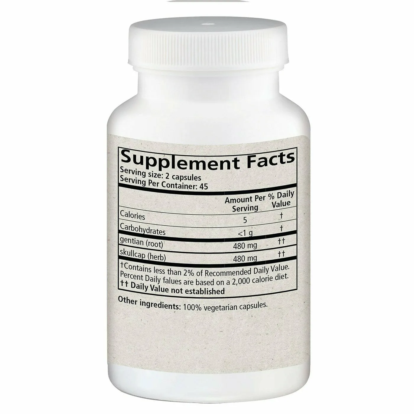 Gentian & Skullcap Capsules 90 caps by Wise Woman Herbals