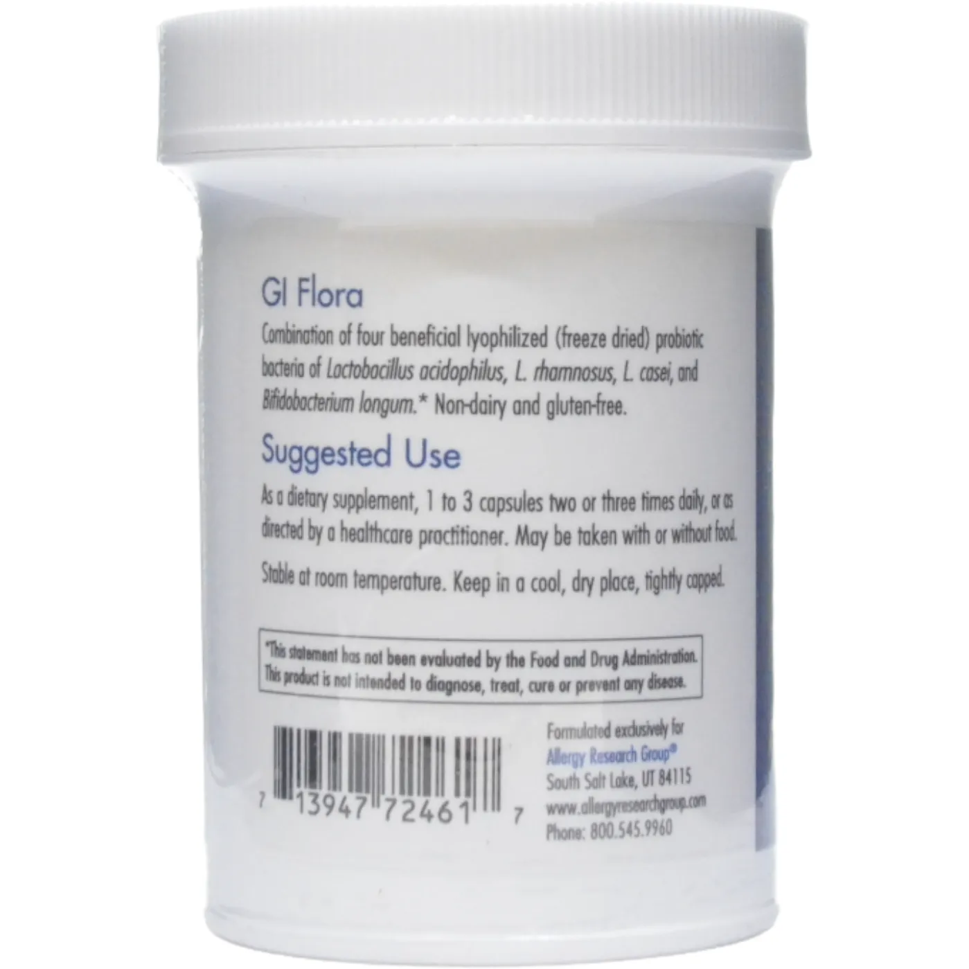 GI Flora 90 caps by Allergy Research Group