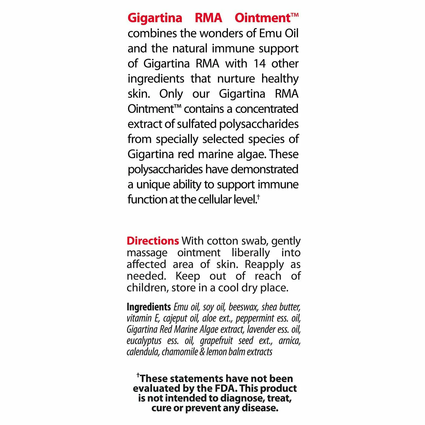 Gigartina Red Marine Algae Ointment by Vibrant Health