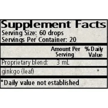 Ginkgo (Ginkgo biloba) 2 fl oz by Wise Woman Herbals