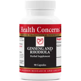 Ginseng and Rhodiola 90 caps by Health Concerns