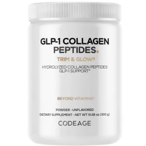 GLP-1 Collagen Peptides 10.58 oz by CodeAge