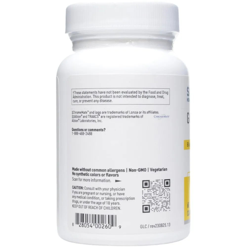 GlucoThera 60 caps By Klaire Labs/SFI Health