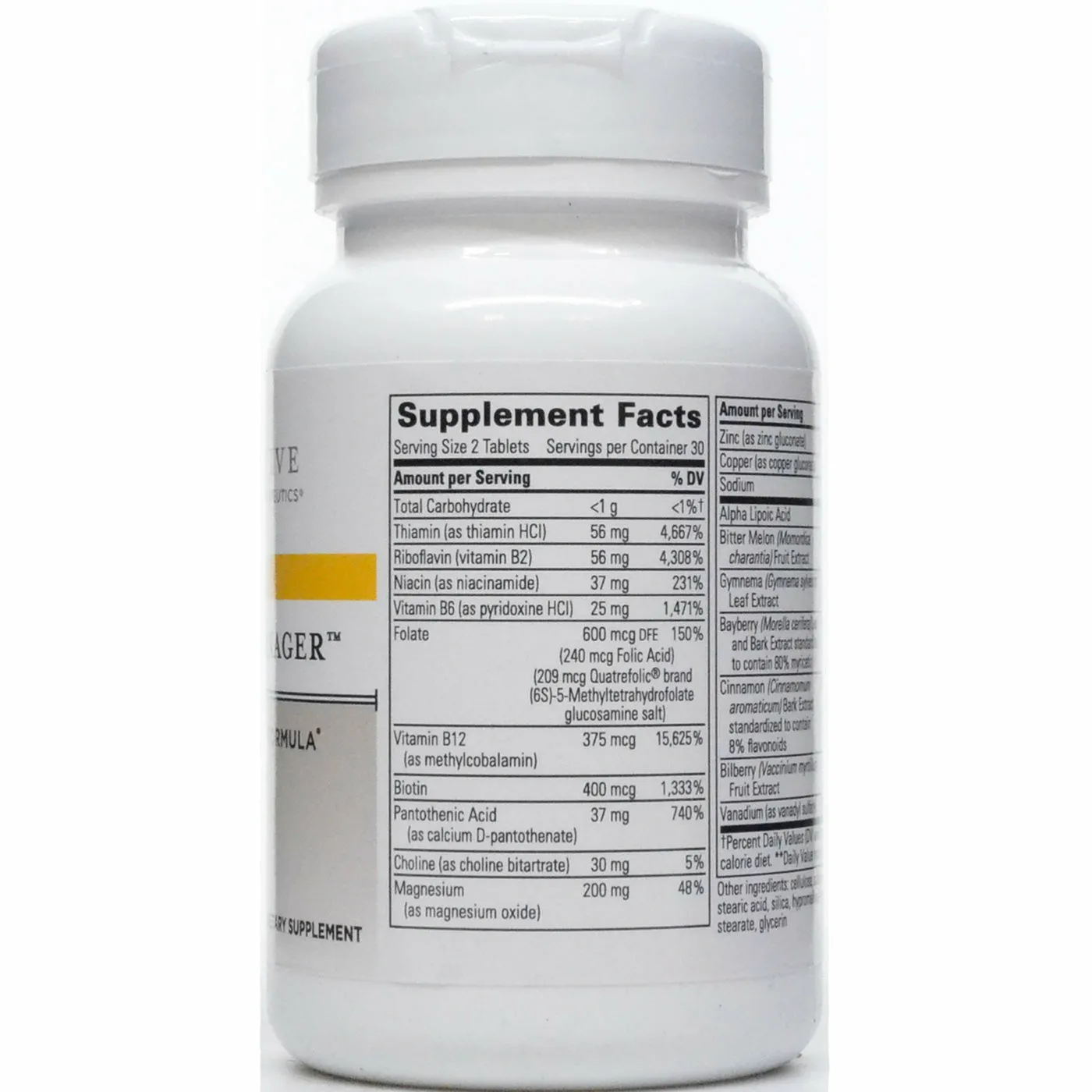Glycemic Manager* 60 tabs by Integrative Therapeutics