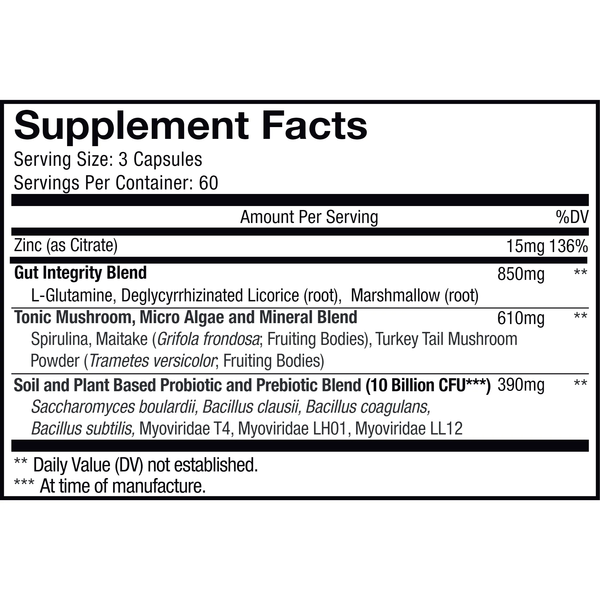 Gut Health Formula 180 caps by CodeAge
