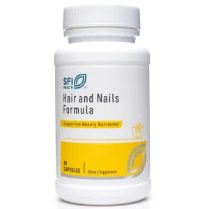 Hair and Nails Formula 60 Caps by Klaire Labs/SFI Health
