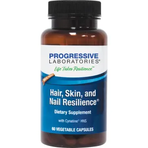 Hair. Skin & Nail Resilience 60 vcaps by Progressive Labs