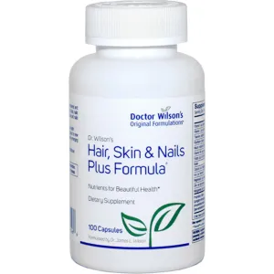 Hair. Skin & Nails Plus Formula 100 caps by Doctor Wilson's Original Formulations