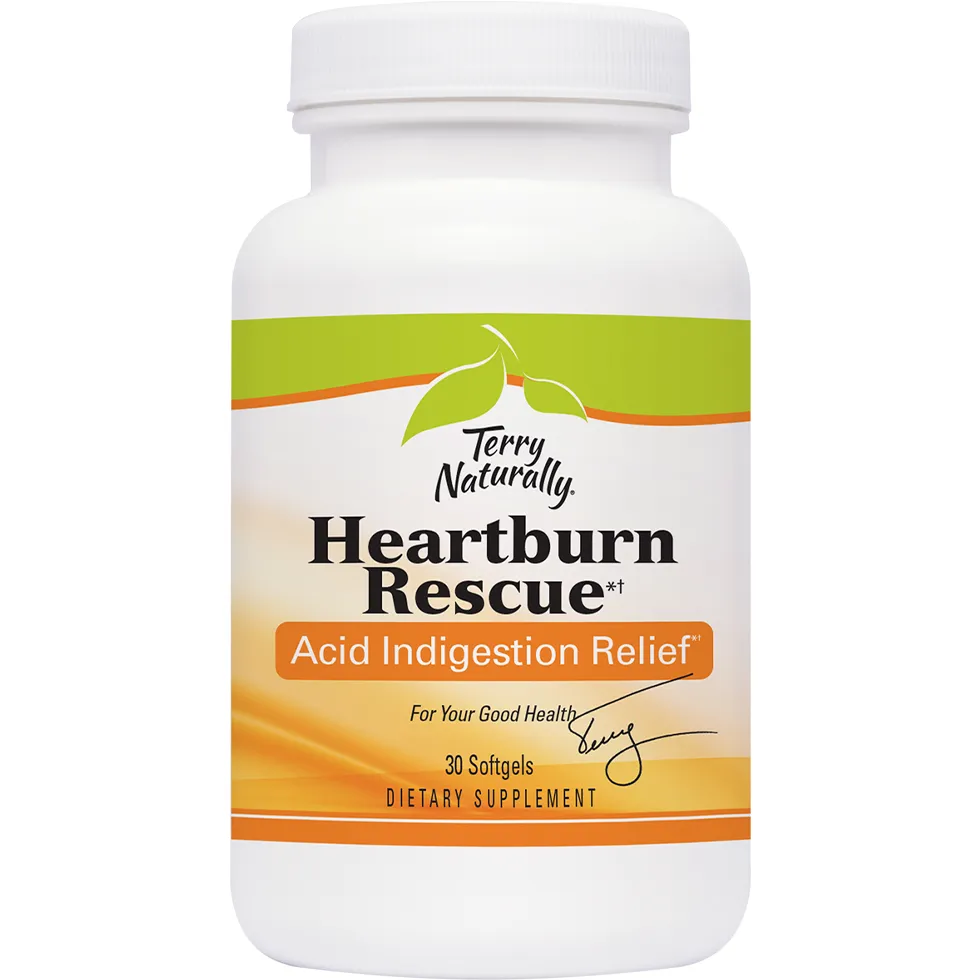 Heartburn Rescue 30 softgels by Terry Naturally