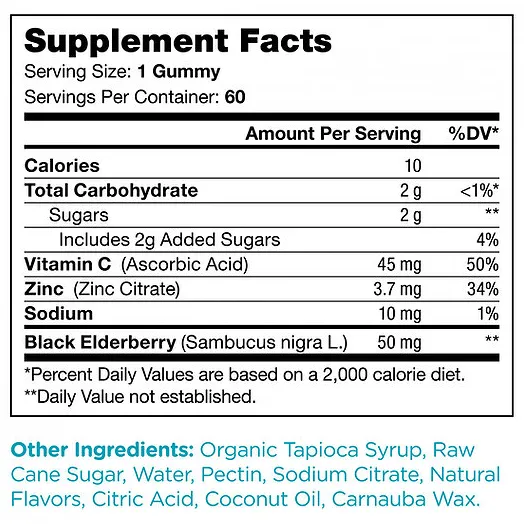 I is for Immunity 60 gummies by Chapter One
