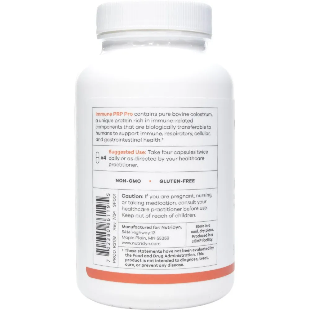 Immune PRP Pro 120 capsules by Nutri-Dyn
