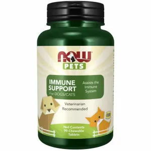 Immune Support for Dogs/Cats 90 chew tab By NOW