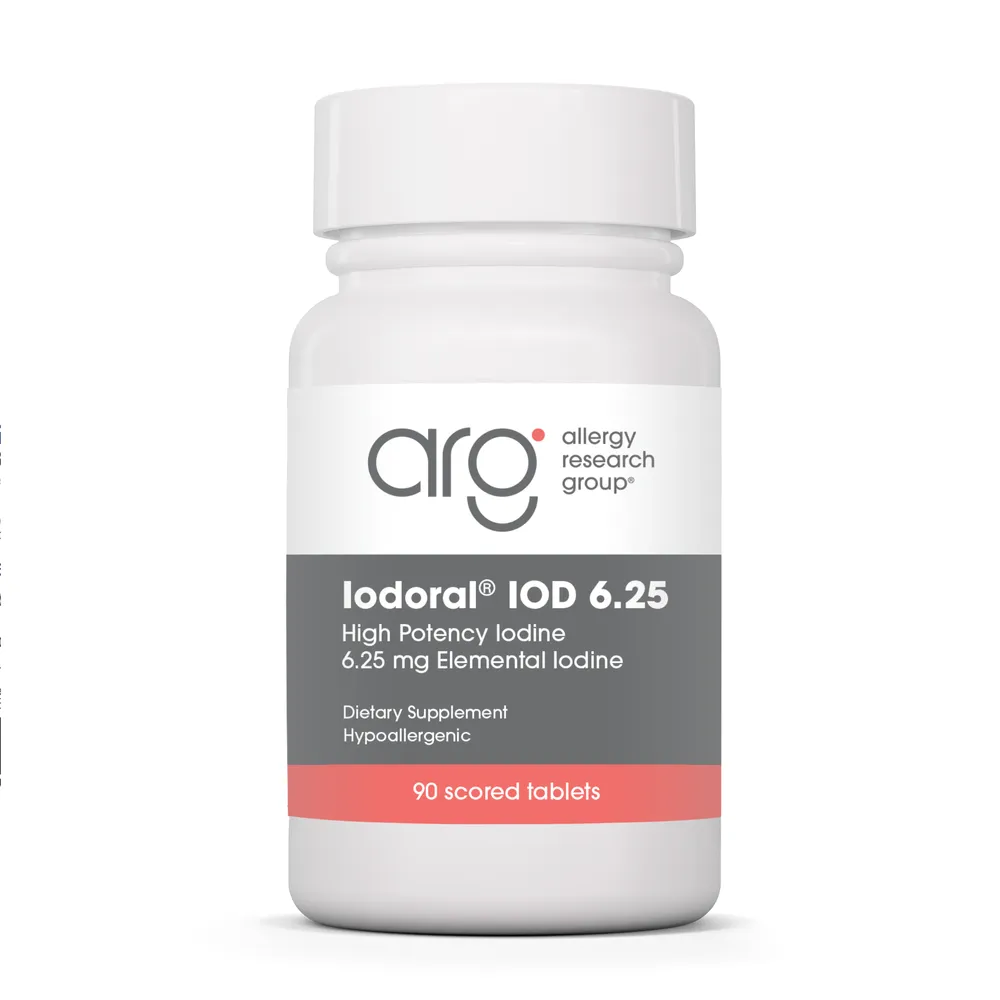 Iodoral 6.25 mg 90 tabs by Allergy Research Group (formerly Optimox)