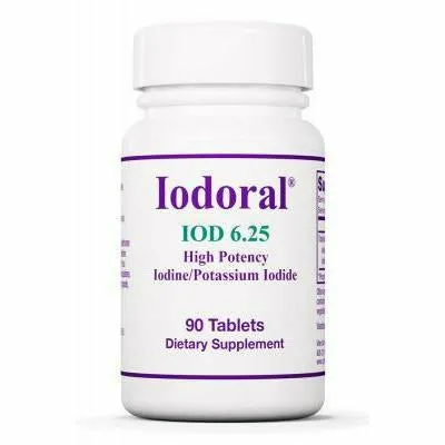 Iodoral 6.25 mg 90 tabs by Allergy Research Group (formerly Optimox)