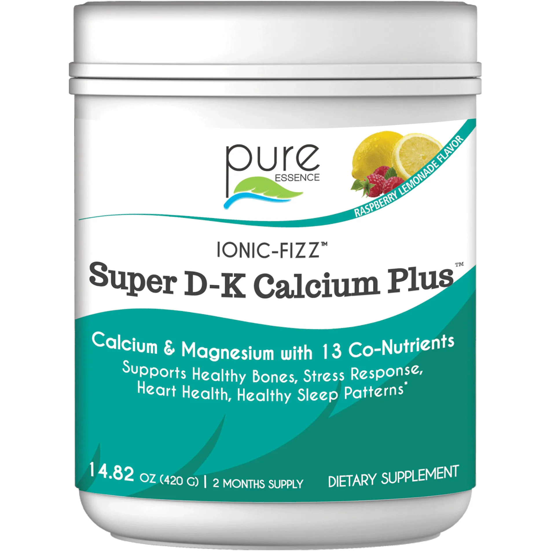 Ionic Fizz Super D-K Calcium Plus by Pure Essence