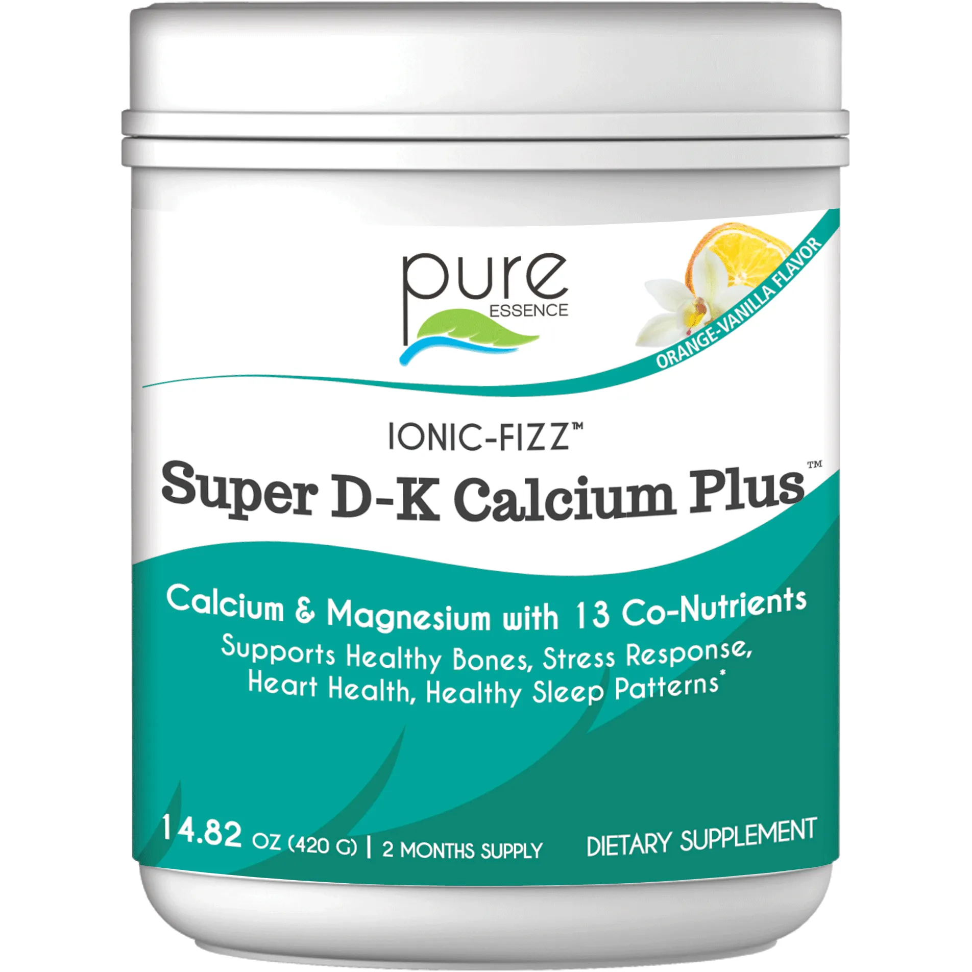 Ionic Fizz Super D-K Calcium Plus by Pure Essence