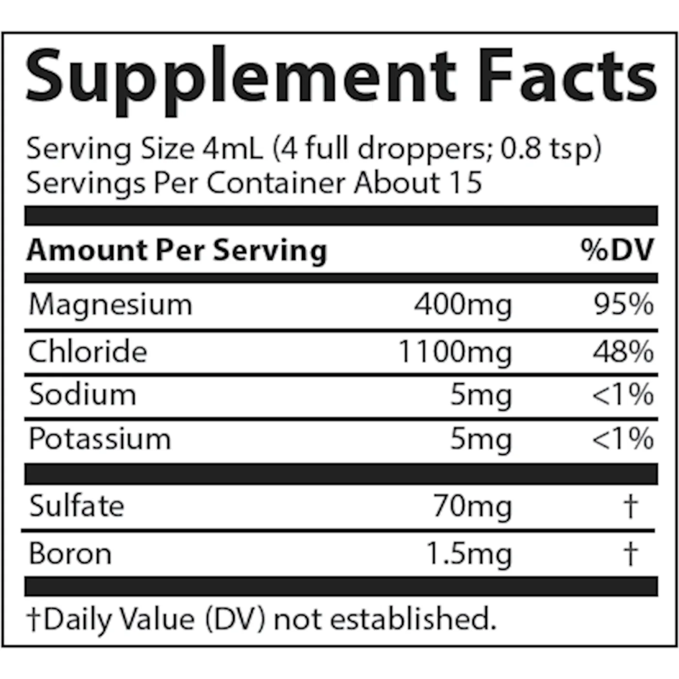 Ionic Magnesium 400 mg by Trace Minerals Research