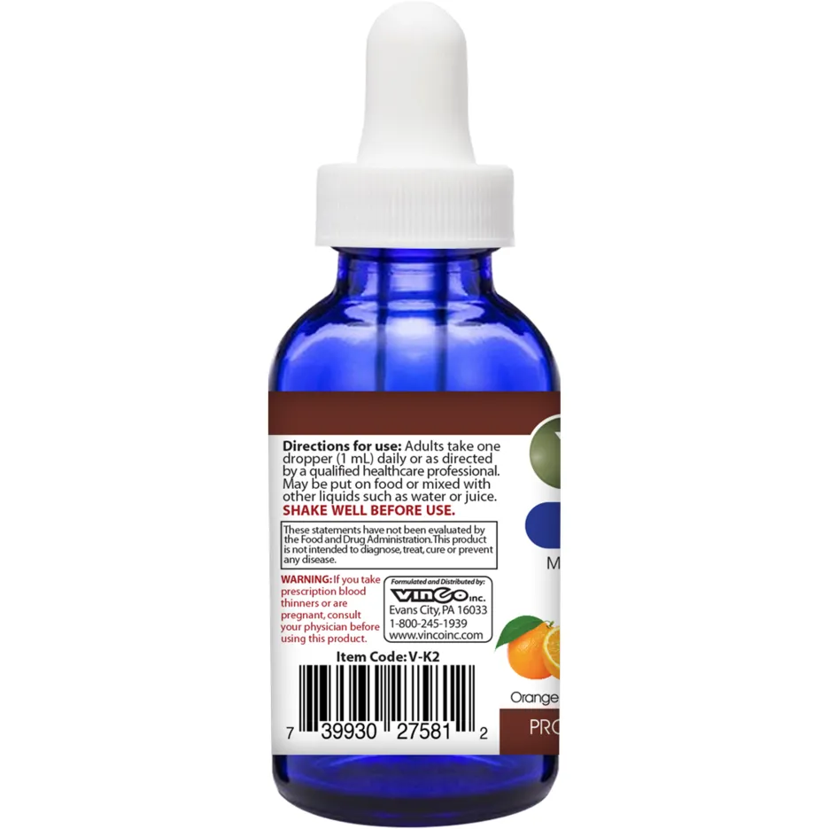 K2 (Liposomal) 2 fl oz by Vinco