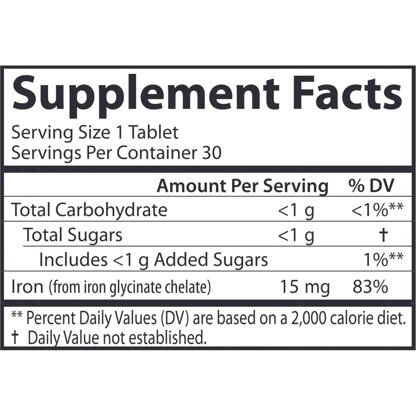 Kid's Chewable Iron 15 mg 30 tabs by Carlson Labs