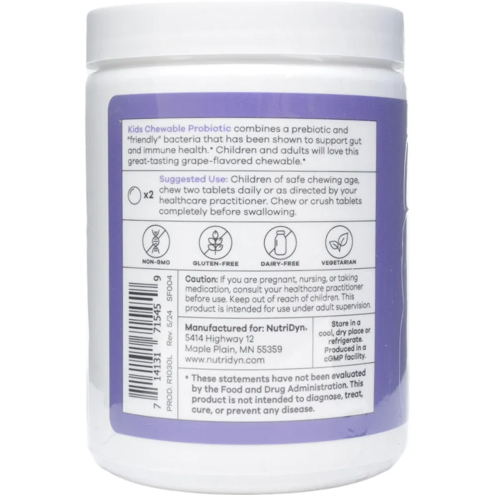 Kids Chewable Probiotic Grape by Nutri-Dyn