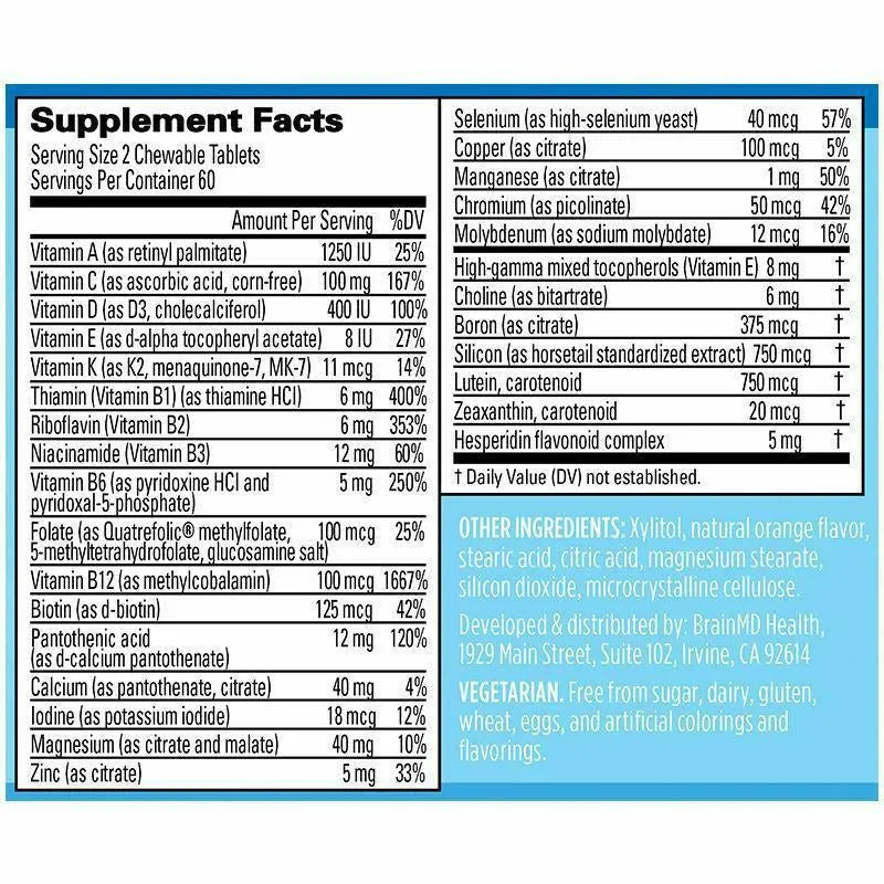 Kids' NeuroVite: Orange 120 chews by BrainMD
