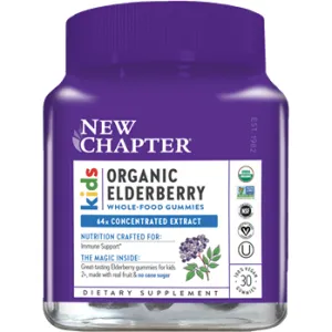 Kids Organic Elderberry Gummies 30 ct by New Chapter