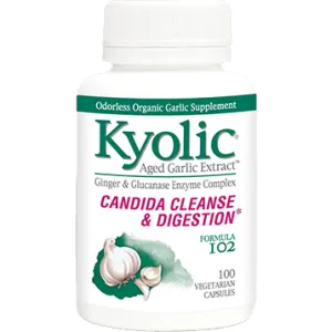 Kyolic Formula 102 Candida Cleanse & Digestion by Wakunaga
