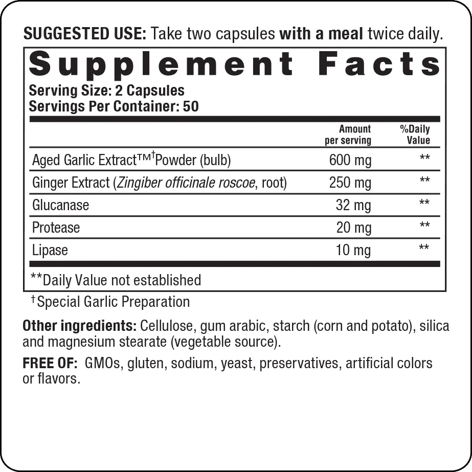 Kyolic Formula 102 Candida Cleanse & Digestion by Wakunaga