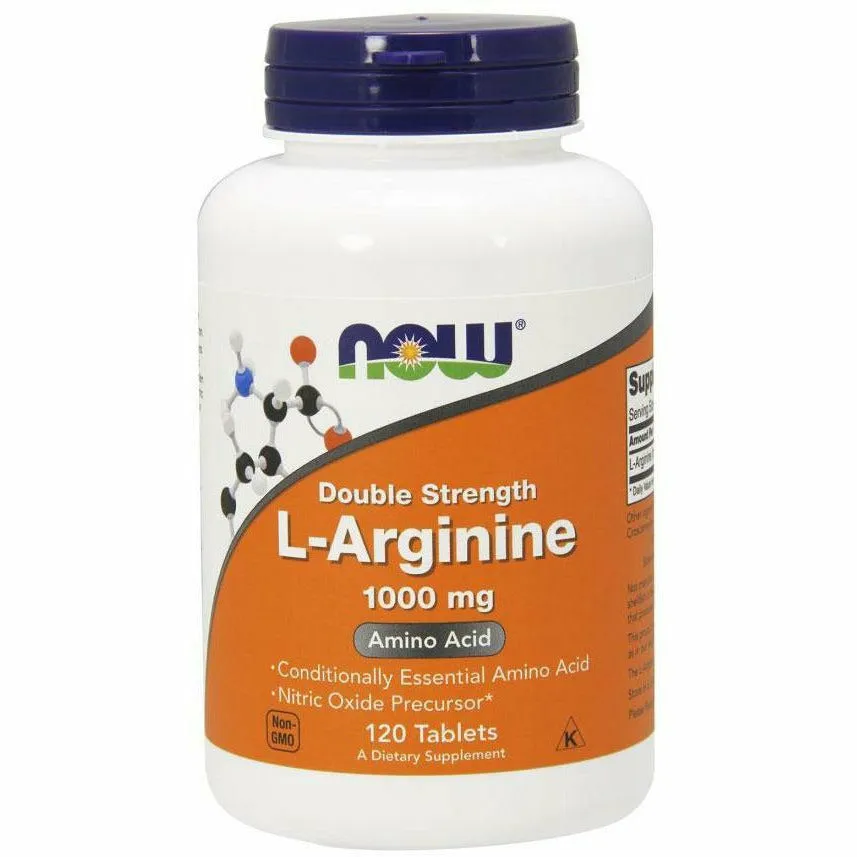 L-Arginine 1000 mg 120 tabs by NOW
