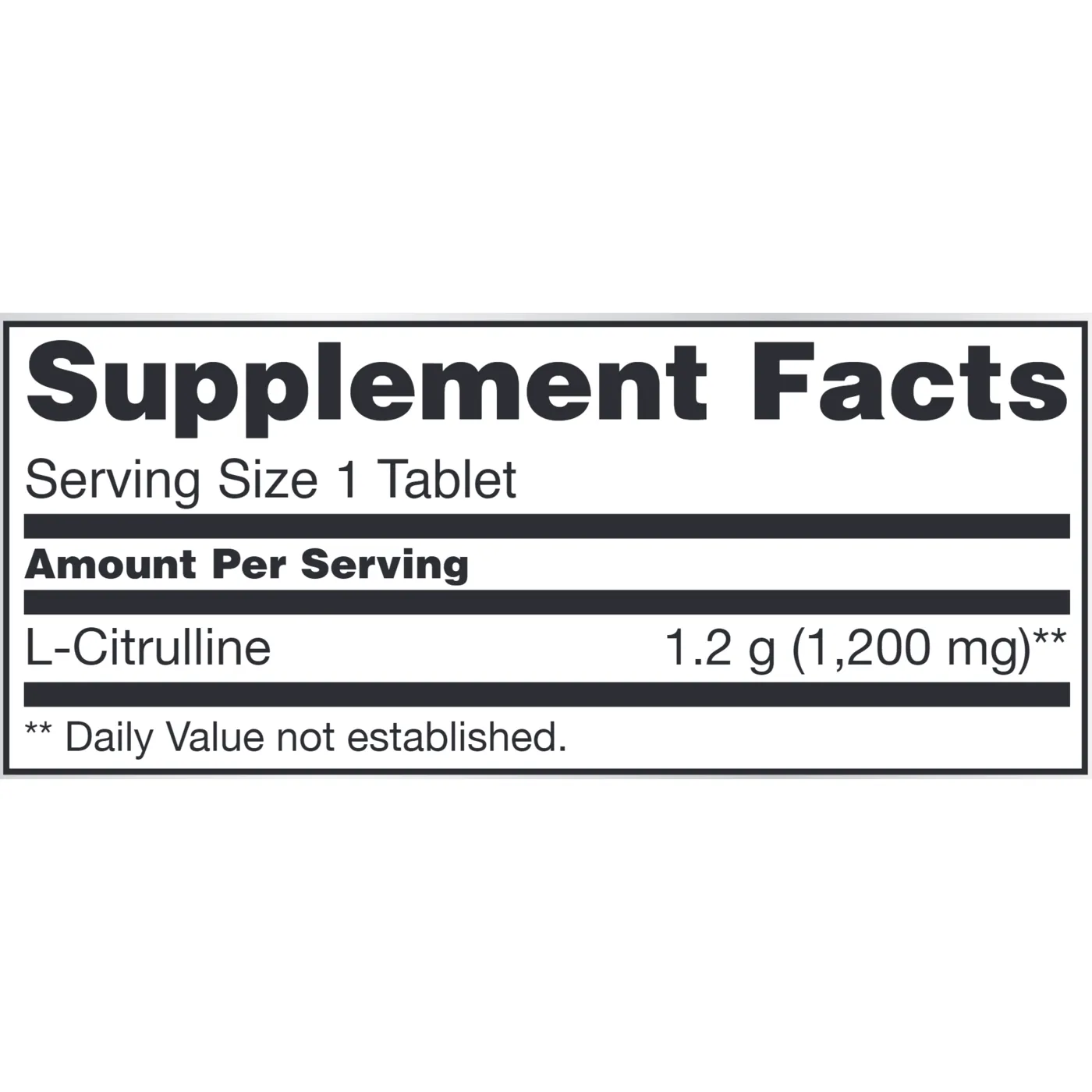 L-Citrulline 1.200 mg 120 tabs by NOW