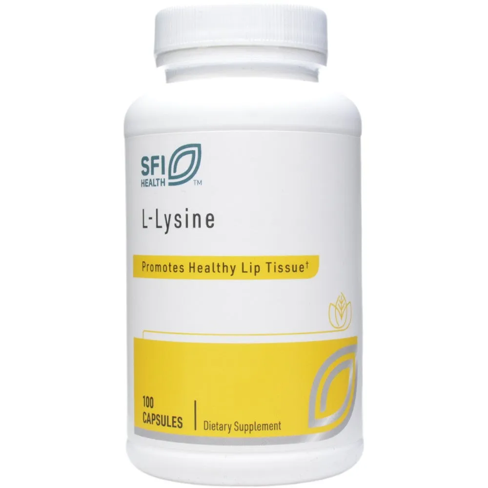 L-Lysine 500 mg 100 caps By Klaire Labs/SFI Health