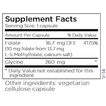 L-Methylfolate 10 mg 90 caps by Metabolic Maintenance