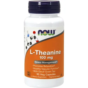 L-Theanine 100 mg 90 vcaps by NOW