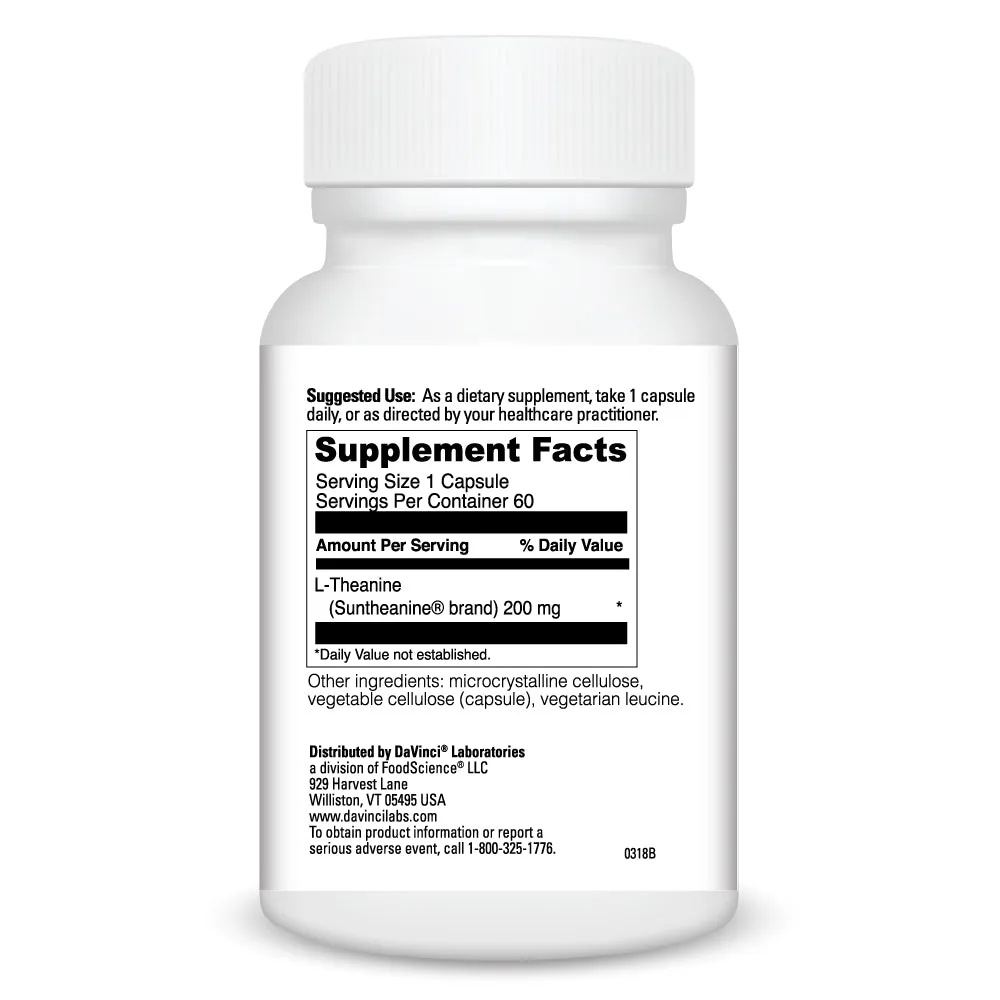 L-Theanine 200 mg by Davinci Labs