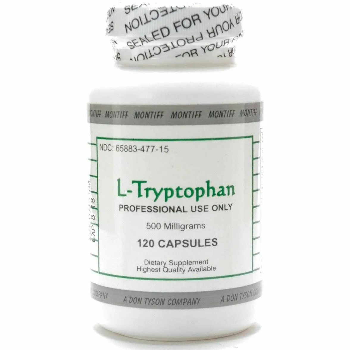 L Tryptophan 500 mg 120 vcaps by Montiff