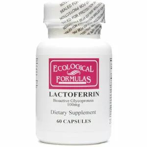 Lactoferrin 100 mg 60 caps by Ecological Formulas