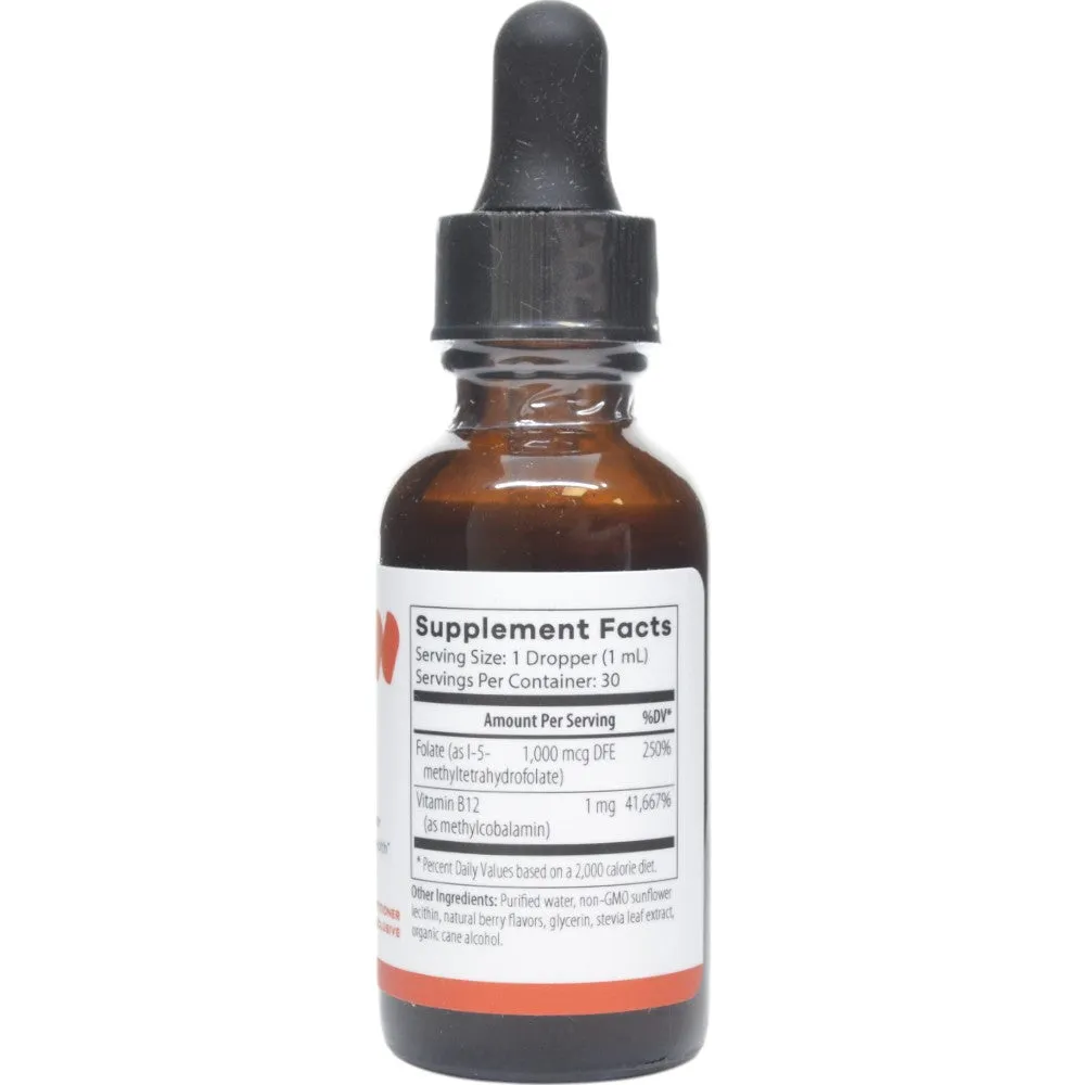 Liposomal B12 Folate 1 fl oz by Nutri-Dyn