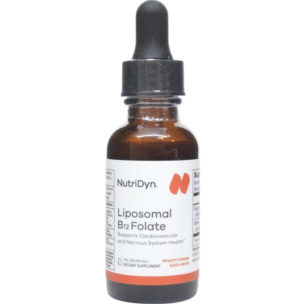Liposomal B12 Folate 1 fl oz by Nutri-Dyn