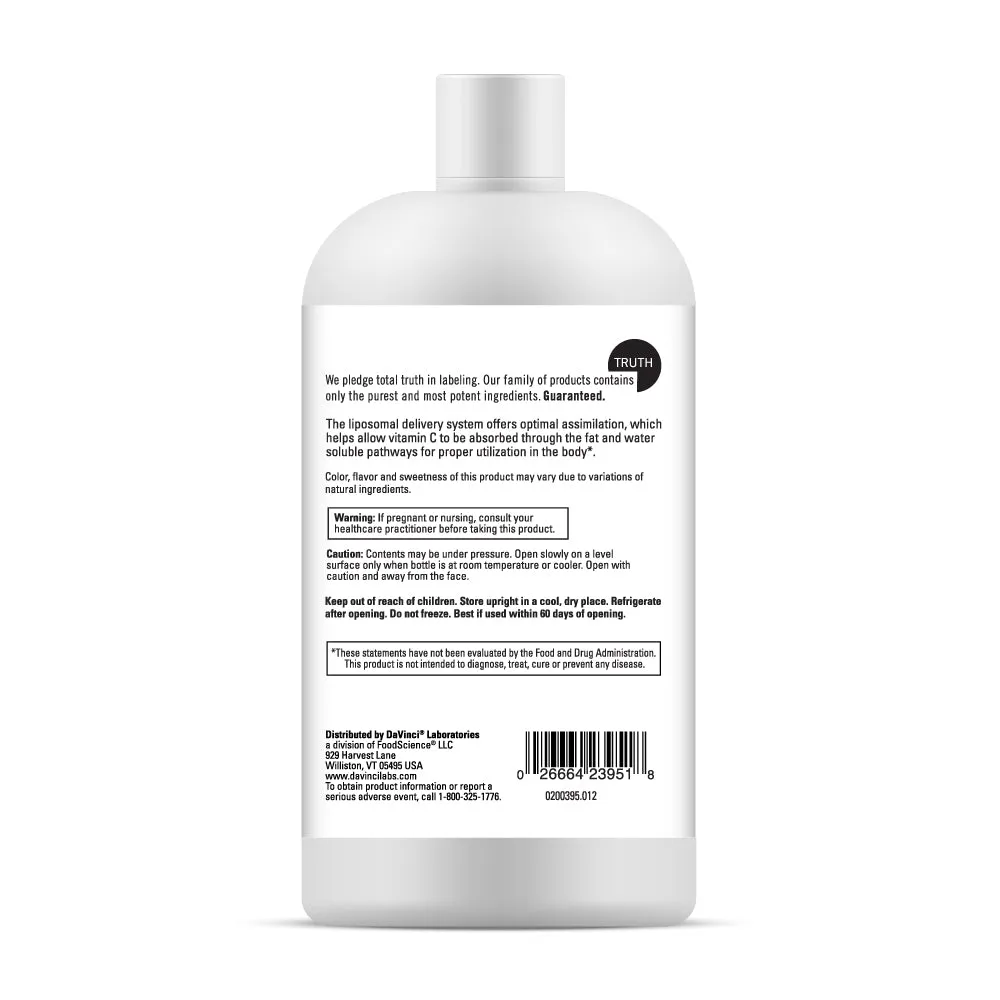 Liposomal C 10.15 oz by Davinci Labs