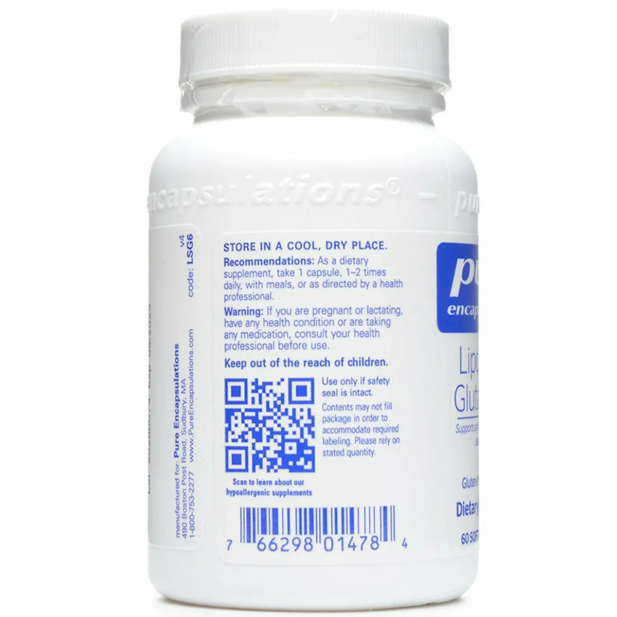 Liposomal Glutathione by Pure Encapsulations