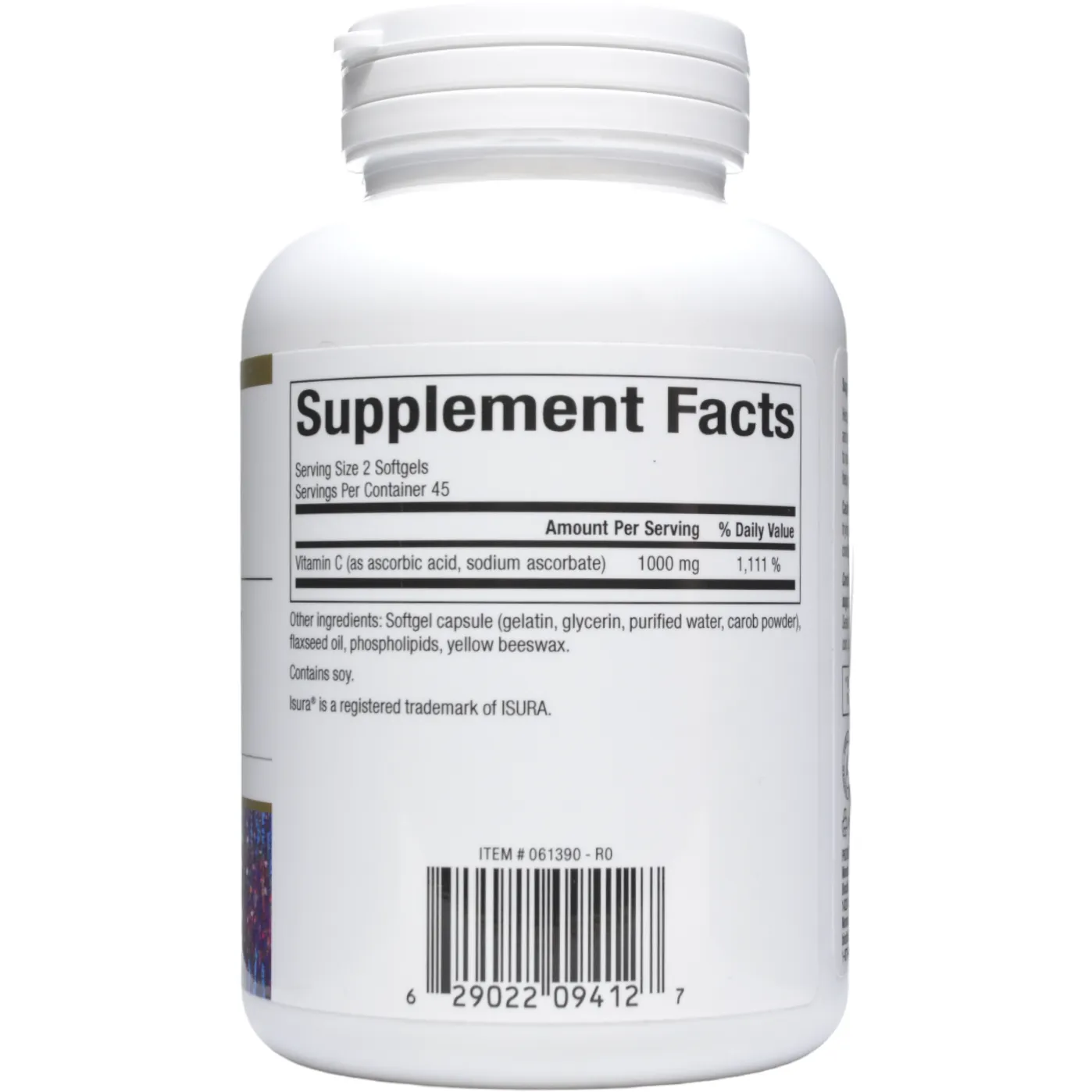 Liposomal Vitamin C 1000 mg 90 softgels by Bioclinic Naturals