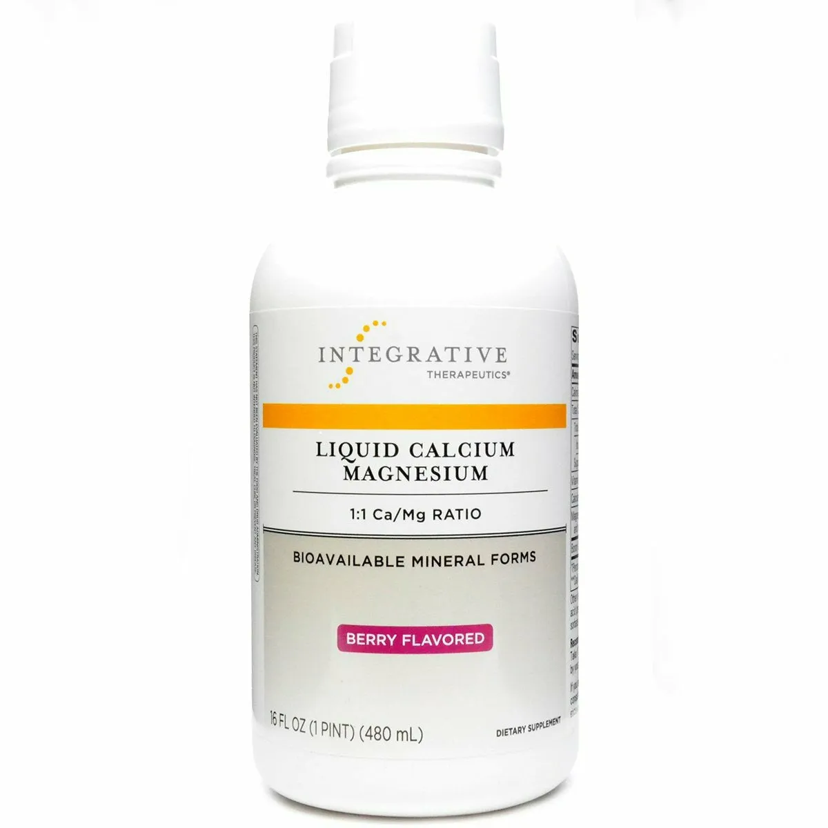 Liquid Calcium Magnesium 1:1 Berry 16 oz by Integrative Therapeutics