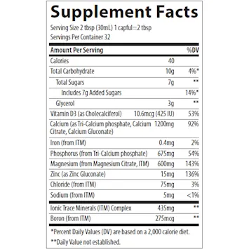 Liquid Cal/Mag/Zinc: Pina Colada by Trace Minerals Research