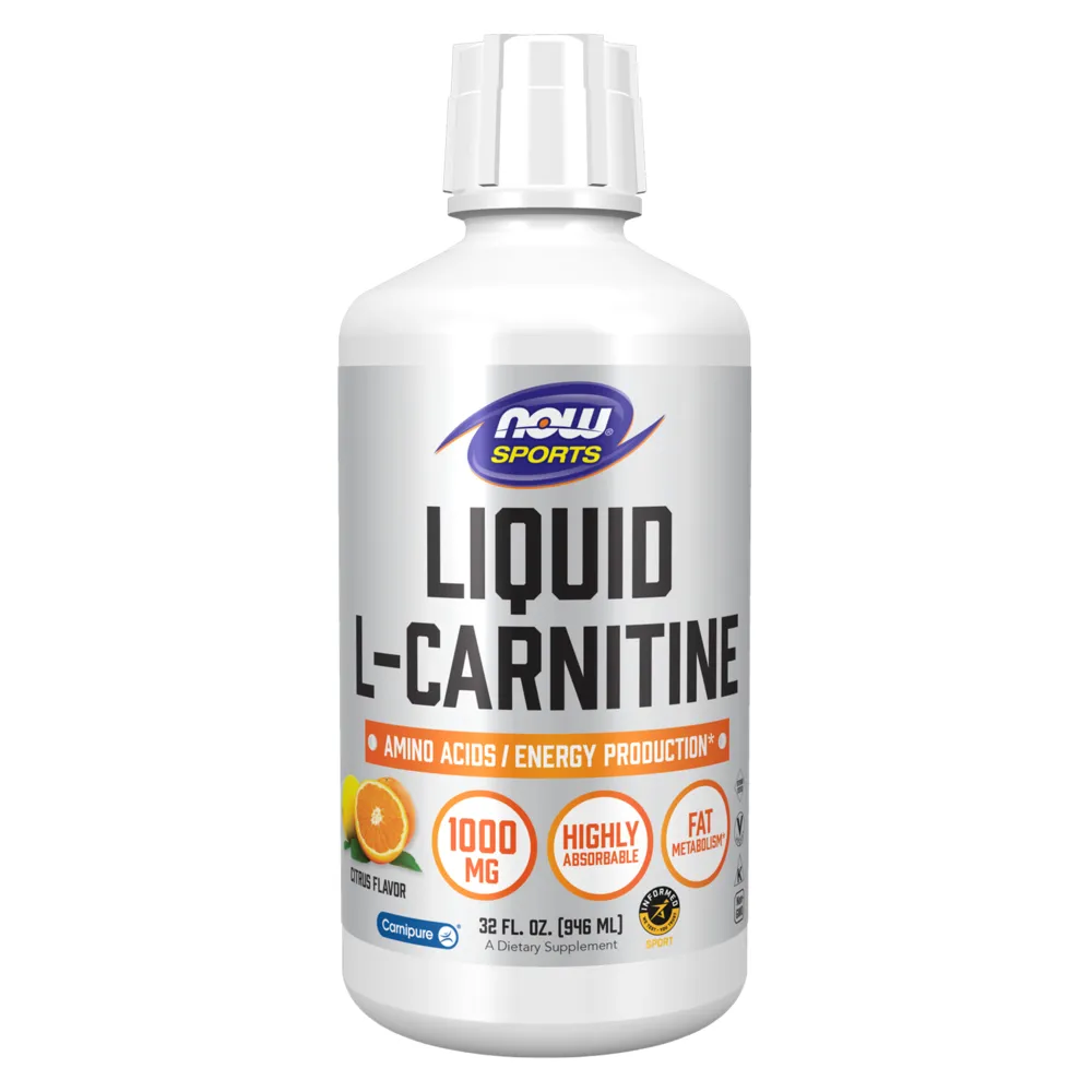 Liquid L-Carnitine 1000 mg Citrus 16 fl oz by NOW