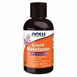 Liquid Melatonin 3 mg 2 fl oz by NOW