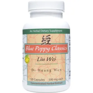 Liu Wei Di Huang Wan 120 capsules by Blue Poppy