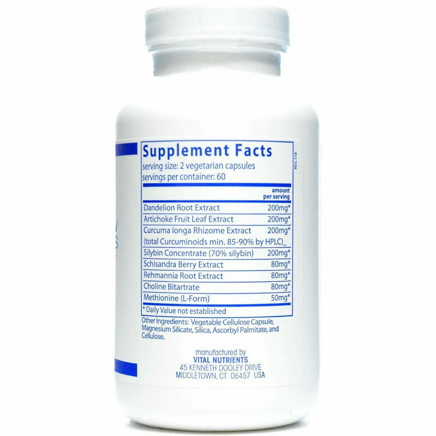Liver Support 120 caps by Vital Nutrients